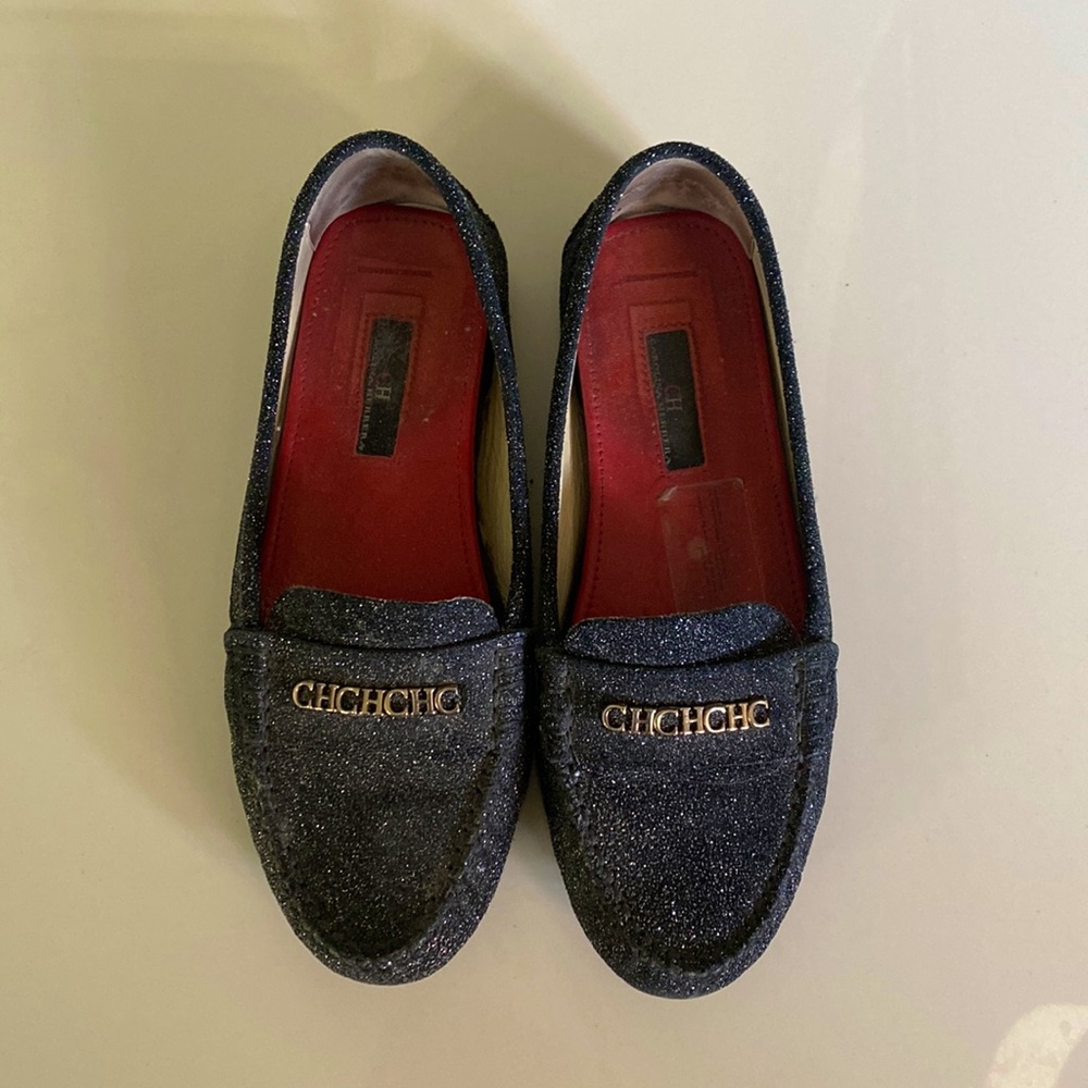 CAROLINA HERRERA Sparkly loafers